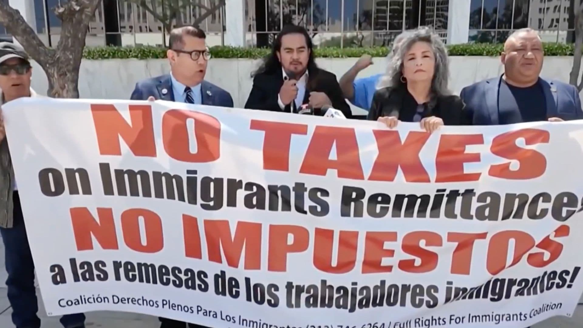 Acciones en contra del impuesto a las remesas