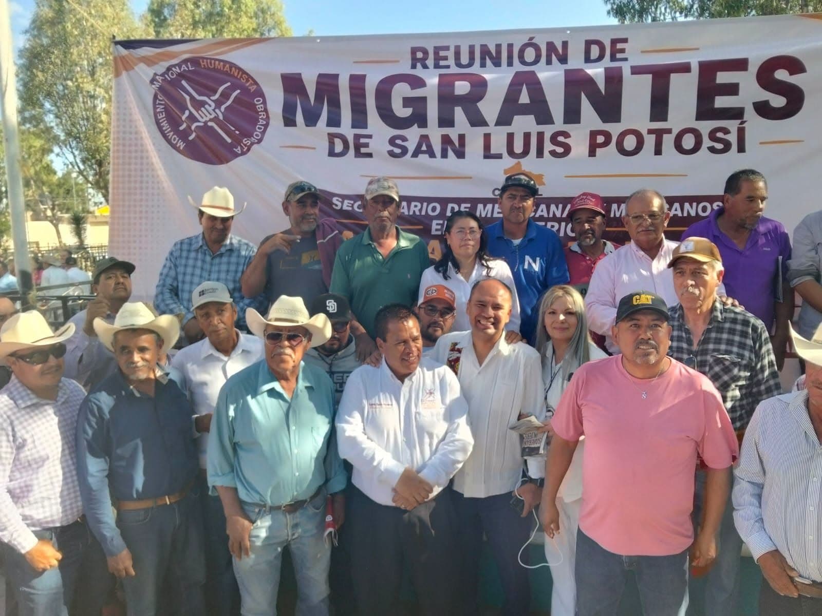 Desde San Luis Potosí, las familias migrantes se suman a la defensa de la soberanía nacional